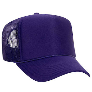 Purple Foam Trucker Hat Youth - Thumbnail